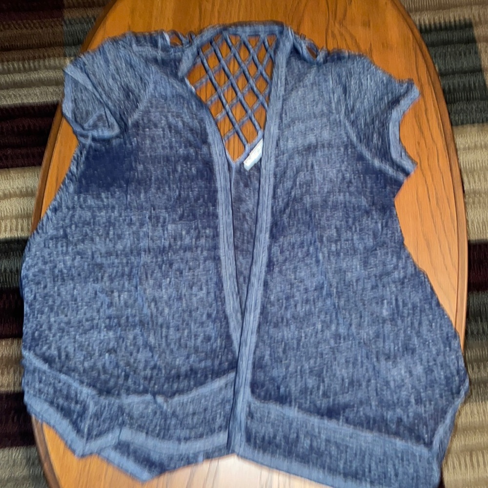Navy blue. Cover.